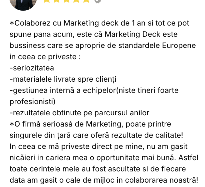 Marketing Deck